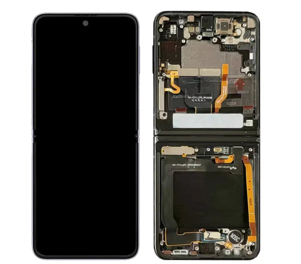 (Service Pack) LCD With Digitiser For Samsung Galaxy Z Flip 3 (5G) Black